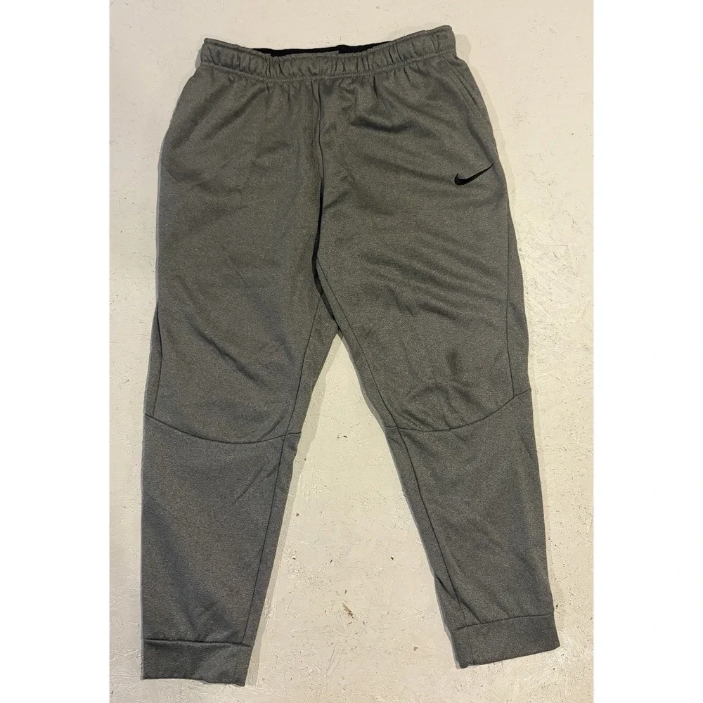 Nike Therma FIT Tapered Training Pants Mens XL Gray 800193-091‎ Sweatpants